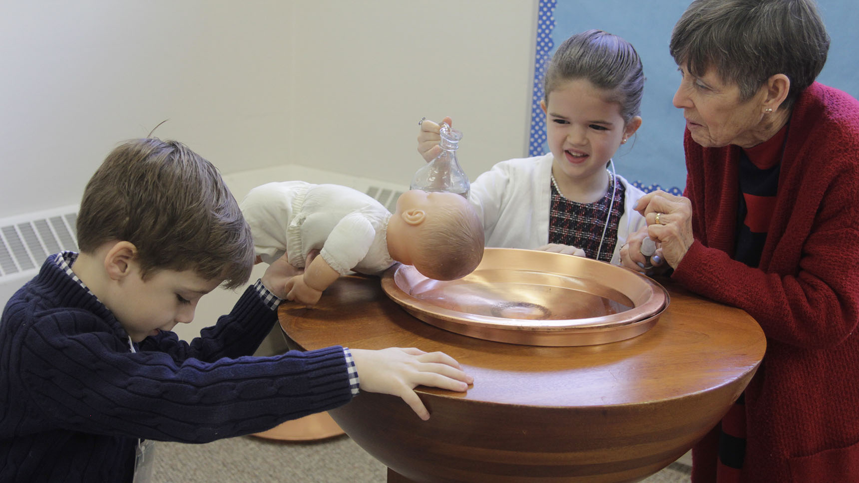 Trinity congregation gathered for faith formation