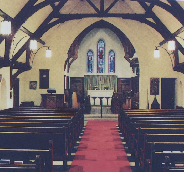 The chancel at Trinity Episcopal Church, Concord