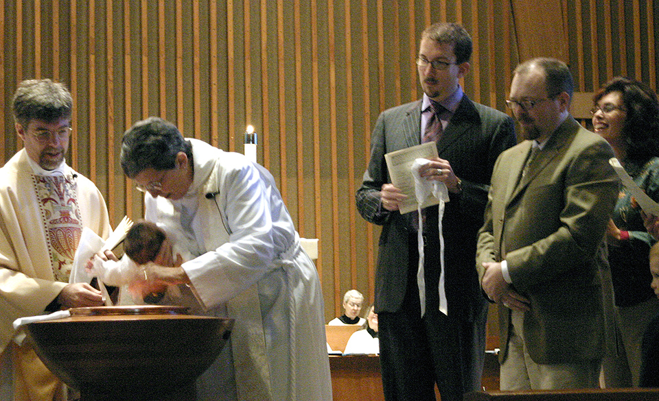 Baptism at Trinity Episcopal Church